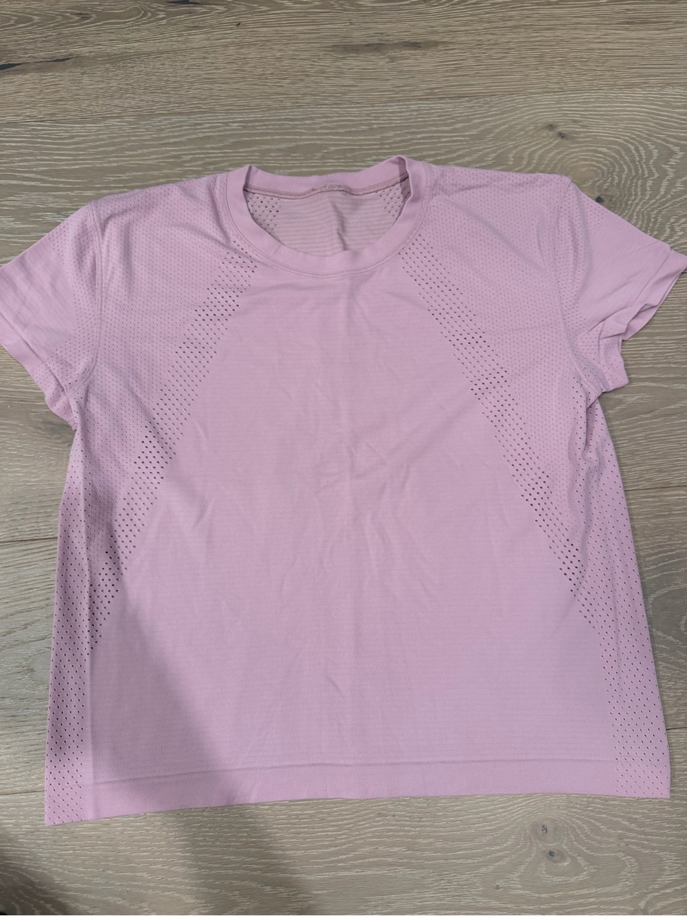 lululemon athletica Light Pink Short-Sleeve Performance Tee